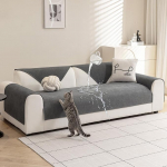 Warmstar diivanikate, veekindel &scaron;enill-kate, kriimustuskindel koera-kassi diivanikate, diivanikaitsja, libisemisvastane diivanikate 2, 3, 4-kohaline U-kujuline, L-kujuline sektsioondiivan (tumehall, 90 x 180