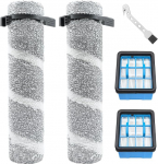 Harjarulli + filtri tarvikute komplekt Bissell CrossWave OmniForce Edge 4076, 4087, 4000, 4006, 4007, 4008, 4017, 3912, 3999 varuosadele, 2 harjarulli, 2 puuvillast filtrit + 1 puhastusvahend.