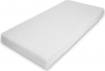 MSS Easy Comfort lastevoodi madrats tikitud kattega, pol&uuml;ester, valge, 90 x 200 cm