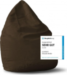 Lumaland Luxury Giant Bean Bag XXL Micro Velour Indoor Bean Bag erinevates suurustes ja v&auml;rvides