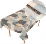 ANRO &Otilde;lilina laudlina pestav vaha laudlina Plastist laudlina M&uuml;&uuml;akse meetri kaupa Ruudukujuline &uuml;mmargune ovaalne Mirka 220 x 140 cm