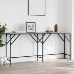 Double Wide Console Table 180cm Long Diivan Side Table metallist raam kitsas koridor Desk Storage aktsent tabel elutuppa magamistuba ja esikusse Hall