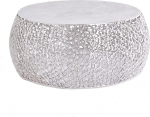 Riess Ambiente Filigree Design kohvilaud 75 cm Antique Silver K&auml;sitsi valmistatud k&uuml;ljelaud elutuppa