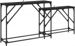 Konsool Tisch Schwarz Eiche Optik Holzwerkstoff 100x28x75cm for Wohnzimmer Model882888