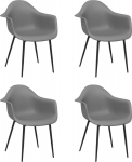 vidaXL 4 x s&ouml;&ouml;gitoa toolid, k&ouml;&ouml;gitoolid, s&ouml;&ouml;gitoolid, elutoatoolid, toolide komplekt, s&ouml;&ouml;gitoa toolid, k&ouml;&ouml;gitoolid, hallid, PP