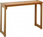 Konsoollaud Bambusest valmistatud konsoollaud sissep&auml;&auml;sualale, kitsas, rustikaalne diivanilaud diivani taga koridori, sissep&auml;&auml;suala, elutoa, fuajee jaoks, 50.4 x 15.7 x 35.4 tolli (128 x 35.4 x