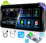 ATOTO 12,3-tolline traadita CarPlay ja Android auto raadio, &uuml;hildub Mercedes Benz A-klassi W176 GLA X156 NTG4.5/4.7 raadioga 2013-2015, k&otilde;ik originaalfunktsioonid, GPS, AI, 4G LTE, 2 BT