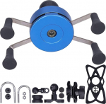 Yctze mootorratta mobiiltelefoni hoidja, plastist metallist X-Grip juhtraua monteering universaalne 13 tarvikuga 7/8/SE/X/Xs/Xr, sinine