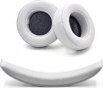 MYAYD k&otilde;rvapadjad + peapael, mis &uuml;hilduvad Motorola Pulse Escape Wireless asenduspadja remondiosadega k&otilde;rvaklappide k&otilde;rvapadi k&otilde;rvapadi k&otilde;rvaklapi katte remondiosad (valge)