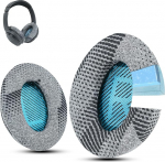 Krone Kalpasmos Cool Gel Professional Bose asendusk&otilde;rvapadjad sobivad Bose QuietComfort 35 ii / QC35 / QC25 / QC2 / QC15 / Ae2 / Ae2i / Ae2w / SoundTrue ja SoundLink jaoks - Hall muster kangas