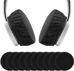 5 paari k&otilde;rvaklappide k&otilde;rvakaitsekatteid Sweatnet k&otilde;rvaklappide kate k&otilde;rvade jaoks Pesevad k&otilde;rvaklapid k&otilde;rvapadjad Stretchable asendus Gym raamatukogud Uuring Gaming Aviation Racing