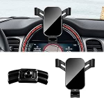KUNGKIC auto mobiiltelefoni hoidja Reguleeritav auto telefoni hoidja, mis &uuml;hildub Mini Cooper JCW F54 F55 F56 F57 F60 Countryman 2022-2023 tarvikud interj&ouml;&ouml;r 360&deg;Rotation tsingisulamist ABS (must)
