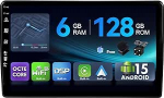 [6G + 128G, Octa-Core] - MSD Autoradio Fiat 500L (2012-2016) | Android 15 GPS navigatsiooniradio | CarPlay Android autojuhtimisseade Dual Band WiFi DSP DAB | Tagurduskaamera MIC | 2 DIN