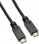 Kolmekordne varjestatud HDMI V1.4 Gold PLA Ted 4 Must kaabel M/M 15 Must