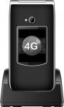 beafon, SL605 LTE 4G, Silverline, kokkupandav mobiiltelefon, vanem mobiiltelefon SOS h&auml;daabinupuga, mobiiltelefon, nupuga mobiiltelefon, IP54, v&auml;rviline sisekraan 2,4 tolli (6,09 cm) / v&auml;rviline v&auml;liskraan