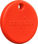 Chipolo POP Schl&uuml;sselfinder - Farbenfroher, kompatibler und lauter Bluetooth-Tracker mit Ruf dein Handy an & Au&szlig;er-Reichweite-Warnungen, kompatibel mit Apple Find My oder Find Hub von Google (Rot)