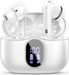 Bluetooth k&otilde;rvaklapid, juhtmevabad, Bluetooth 5.3 k&otilde;rvaklapid, 4 mikrofoniga, ENC m&uuml;rav&auml;hendusega k&otilde;rvaklapid, 40 tundi, s&uuml;gav bass