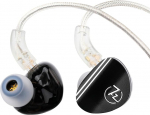 LINSOUL 7HZ SONUS 1DD+1BA Dual Driver In Ear Monitor, HiFi In-Ear k&otilde;rvaklapid IEM, eemaldatava k&otilde;rgekvaliteedilise h&otilde;betatud OCC kaabliga, alumiiniumist tagak&uuml;lg Audiofiilidele, m&auml;nguk&otilde;rvaklapid (must, 3,5 mm)