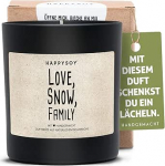 Kingitus J&otilde;ulud L&otilde;hnak&uuml;&uuml;nal Sojast koos &uuml;tlusega - Looduslik, k&auml;sitsi valmistatud - J&auml;tkusuutlik kingiidee - poiss-s&otilde;ber s&otilde;branna Vanemad ema isa vanaema vanaisa H&auml;id j&otilde;ule kaunistused Xmas armastus lumi