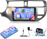 [2+32G] Android 13 autostereo Kia K3 Rio 2011-2015 koos Carplay & Android Car - 9-tolline HD puuteekraaniga autoraadio koos Mirror Link, WiFi, GPS, FM/RDS raadio, roolijuhtimine + tagurduskaamera