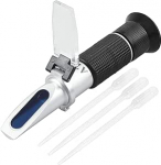 Proster Punase veini refraktomeeter - k&auml;eshoitav refraktomeeter suhkru- ja alkoholisisalduse m&auml;&auml;ramiseks (0-40% Brix ja 0-25% alkohol) - ideaalne veini, Bourbon, viina, džinni, tequila ja muu jaoks