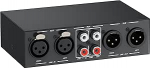 PROZOR RCA Converter XLR S&uuml;mmeetriline/RCA Converter HiFi 2-in-2-Out Audio Selector Splitter XLR mikserile, CD/DVD-le, v&otilde;imendile, aktiivsetele v&otilde;i passiivsetele k&otilde;laritele