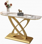 Konsolen-Sofatisch, schmaler Akzenttisch f&uuml;r den Eingangsbereich, Langer Flurtisch hinter der Couch, moderner Foyertisch f&uuml;r den Wohnzimmereingang