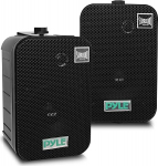 Pyle PDWR40B k&otilde;larid - k&otilde;larid (AC, seinale paigaldatav, juhtmega, terminal, 40 - 22000 Hz, must)