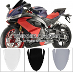 Mootorratta v&otilde;idus&otilde;idu tuuleklaasi esiosa RS 660 RS660 2020 2021 2022 2023 Double Bubble Flyscreen Airflow Wind Protection Deflector Cover Visor Pare-Breeze Protector (Smoke)