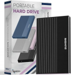 SUHSAI External Hard Drive 500GB External Hard Drive Backup Drive USB 3.0 High Speed Data Transfer Hard Drive Compatible with Mac Laptop Desktop Game Console (Black)