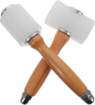 Housoutil 2 St&uuml;cke Leder Carving H&auml;mmer Leder Handwerk Werkzeuge Mallet H&auml;mmer F&uuml;r Installation