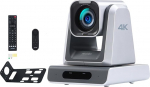 zowietek 4K NDI|HX3 PTZ Camera PoE, 18X Optical Zoom, Simultaneous HDMI & SDI Outputs, RTSP/RTMP(s)/SRT, Standalone IP Live Streaming on YouTube, Twitch for Meeting, Church, Event,