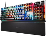 SteelSeries Apex Pro Gen 3 - HyperMagnetic Gaming Keyboard - OmniPoint 3.0 Switches - Adjustable Response - Rapid Trigger - Rapid Tap/SOCD - OLED - RGB - PBT Keycaps - German Layout QWERTZ
