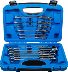 BGS 6180 | Topelt&uuml;hendusega rihmar&otilde;ngasv&otilde;tmete komplekt | Nurk | SW 8-19 mm | 12 tk.