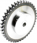 Ketas 12B - 40 hammastega, karastatud, P: 19.05, 3/4-tolline ketas, ketas, ketas, ajam, tagasik&auml;ik, kaherealine