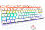 Tastiera per Giochi THE G-LAB Mercury AZERTY Bianco Tastiera per G-LAB Mercury AZERTY Bianco