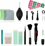 TRUEIN Phone Cleaning Kit, 133 Pieces Keyboard Cleaning Kit, Charging Port Cleaning Kit for Airpod, Speaker Cleaner for iPhone with Screen Wipes, Headphone Jack Brush Set for
