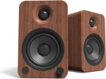Kanto YU4WALNUT v&otilde;imekad k&otilde;larid Bluetoothiga ja sisseehitatud fonov&otilde;imendi | Automaatne ooterežiim ja k&auml;ivitamine | Kaugjuhtimispult | 140 W tippv&otilde;imsus | Paar | P&auml;hklipuu