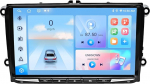 Android 13 autoraadio VW Golf 5, Passat B6/B7, Touran & Skoda Fabia | 9-tolline QLED puuteekraan | CarPlay & Android Car | Bluetooth, WiFi, FM/AM | SWC | Quad-Core, 2GB RAM + 32GB ROM
