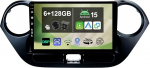 [6G + 128G] IPS 9-tolline Android 15 autoraadio Hyundai i10 2014-2019 jaoks koos Navi Octa Core'iga [Sisseehitatud CarPlay/Android Car/DSP/Mirror Link/GPS Navi/360 Camera/Bluetooth 5.0/WiFi/USB