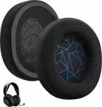 Asendatavad k&otilde;rvapadjad SteelSeries m&auml;ngukomplektide k&otilde;rvapadjad Arctis 1/3/5/7/7+/7P/7P+/7X/7X+/9/9X/Pro/Prime traadita k&otilde;rvaklappidele (must kangas sinisega, 2 pakki)
