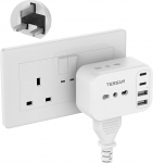TESSAN Reiseadapter USA Stecker mit 2 USB C ja 2 USB A