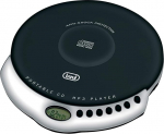 Trevi CMP498 Kaasaskantav CD- ja MP3-m&auml;ngija koos k&otilde;rvaklappidega mustas ja valges v&auml;rvitoonis