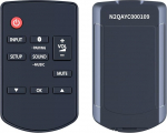 N2QAYC000109 Sub N2QAYC000098 Kaugjuhtimispult, mis &uuml;hildub Panasonici kodukino audios&uuml;steemiga SC-HTB485 SC-HT580 SU-HTB580 SB-HWA580 SU-HTB485 SB-HWA480 SC-HTE80 SC-HTB55 80