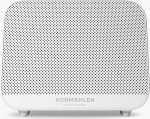 VONM&Auml;HLEN - Air Beats Go kabelloser Bluetooth Lautsprecher klein mit unverwechselbarem Sound - wasserdichte Musikbox f&uuml;r bis zu 10 Stunden Wiedergabezeit - tragbare Bluetooth Box f&uuml;r unterwegs (White)