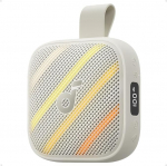 soundcore Boom Go 3i by Anker, kaasaskantav k&otilde;lar 15W heliga, 24h m&auml;nguaeg, BassUp 2.0, laadimisfunktsioon, Bluetooth 6.0, RGB valgusn&auml;itus, IP68 veekindel k&otilde;lar matkamiseks / telkimiseks (beež)