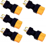 5 x XT60 XT-60 XT-60 Female Male to T Male Dean Style Male Plug Converter adapter