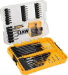 Dewalt Extreme Impact DT70758 Puidupuuripuuride komplekt (57 tk, kiireks ja t&auml;pseks puuraugu puurimiseks puidus, suurema tugevusega Torison-puurid, ToughCase karbis koos TicTac-karbiga)