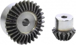 Bevel Gear Conical Pair 3 Mode 1:2 Specific Speed Right Angle Gears Bevel Gears 20 Teeth 40 Teeth Gear Set for Power Transmission Parts