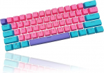 Owpkeenthy WHYSP 61 PBT klaviatuuriklapid 60% klaviatuuri klaviatuuriklappide taustavalgustuse komplekt Cherry MX ja Gateron l&uuml;lititele, 60% mehaaniline klaviatuur (roosa)